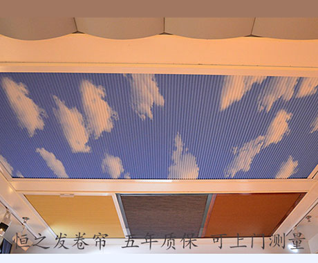 蜂巢天棚帘案例实景图